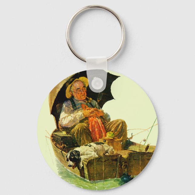 Gone Fishing Keychain (Front)