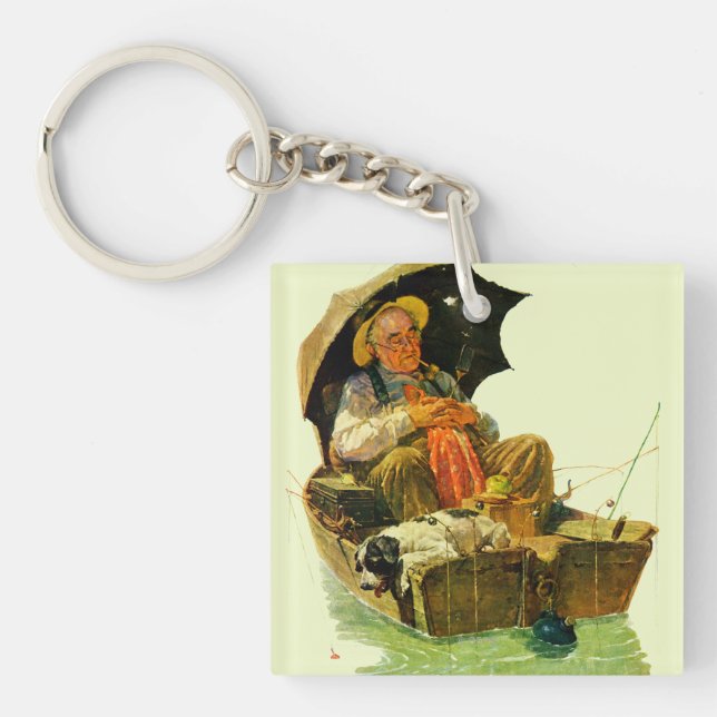 Gone Fishing Keychain (Front)