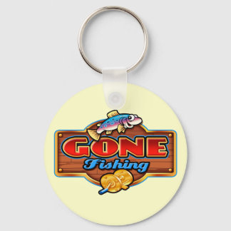 GONE FISHING KEYCHAIN