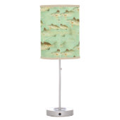 Gone Fishing Kid Fisherman Bedroom Table Lamp (Back)