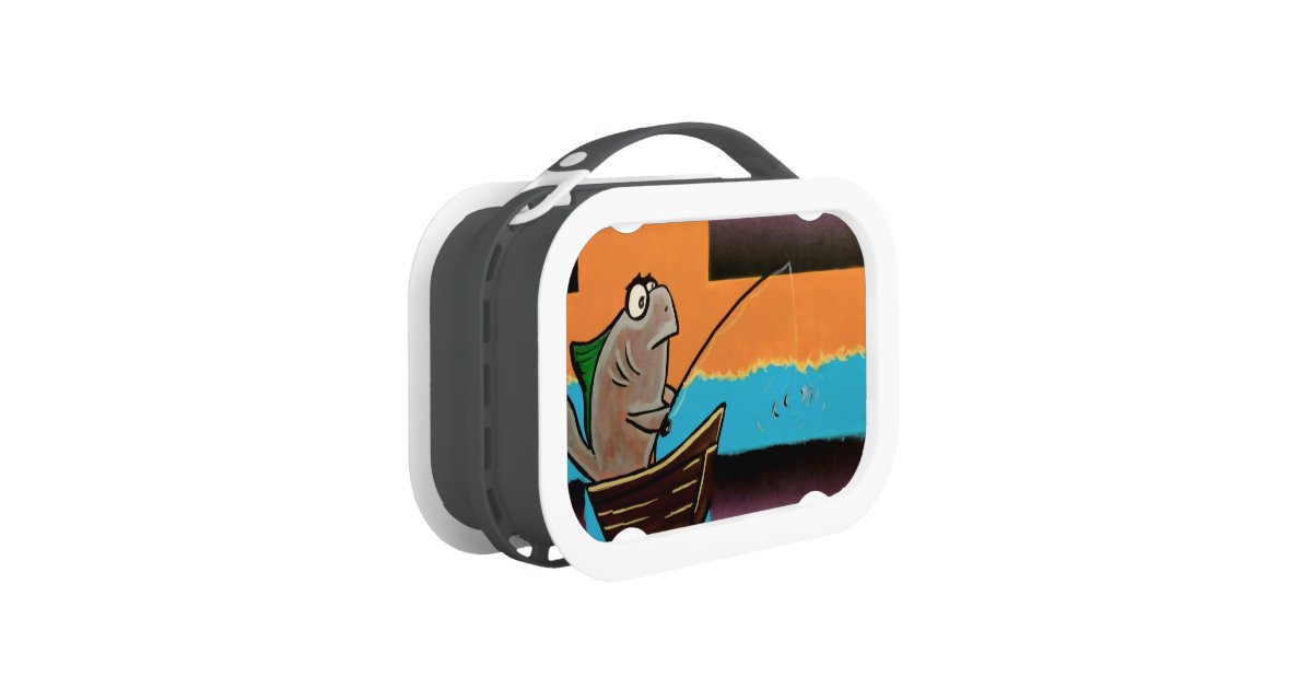 Gone Fishing Lunch Box | Zazzle