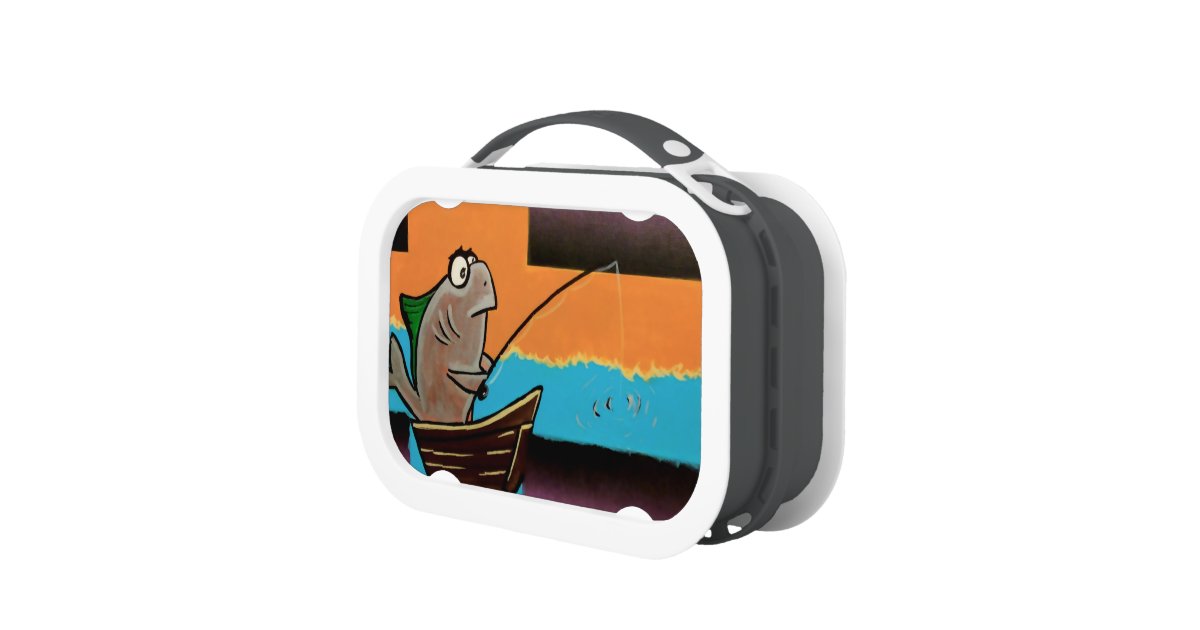 Gone Fishing Lunch Box | Zazzle