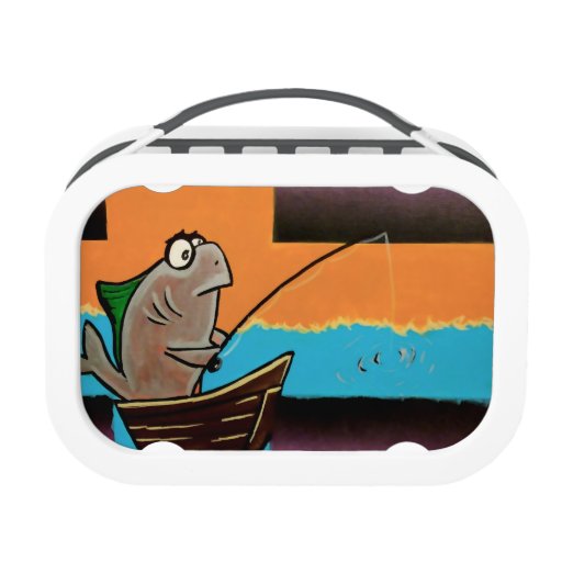 Gone Fishing Lunch Box | Zazzle