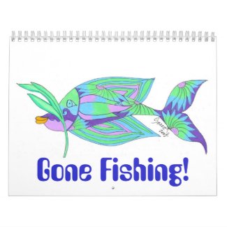 Gone Fishing!m Calendar calendar