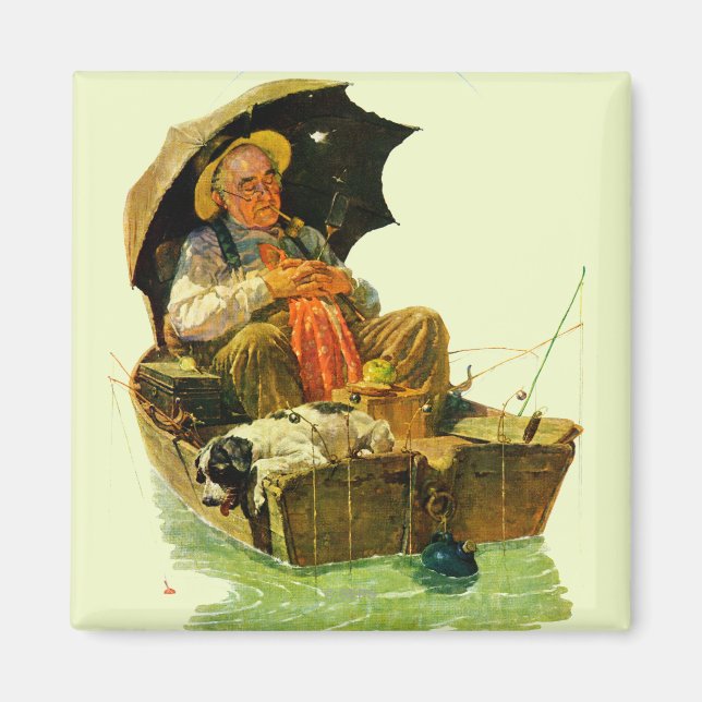 Gone Fishing Magnet (Front)