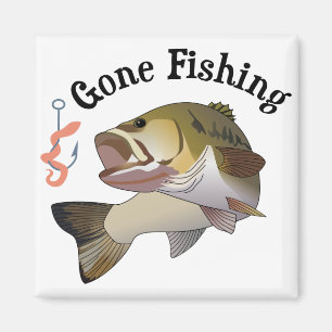Gone Fishing Magnet