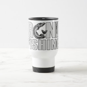 GONE FISHING mug - choose style & color