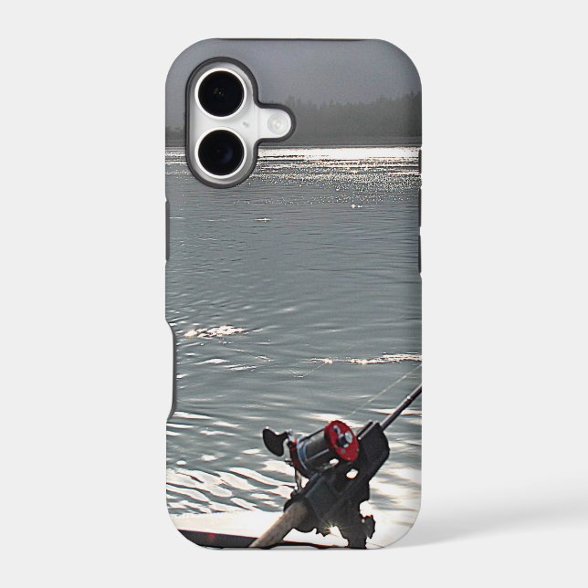 Gone Fishing No Work Today Iphone Case (Back)