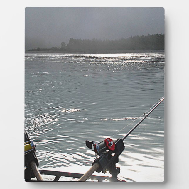 Gone Fishing No Work Today Plaque (Front)