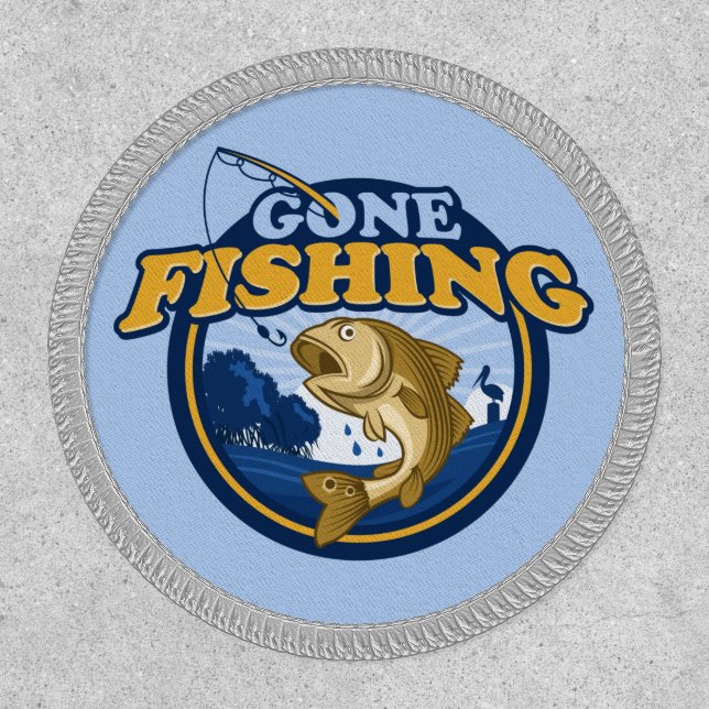 Gone Fishing Patch (Front)