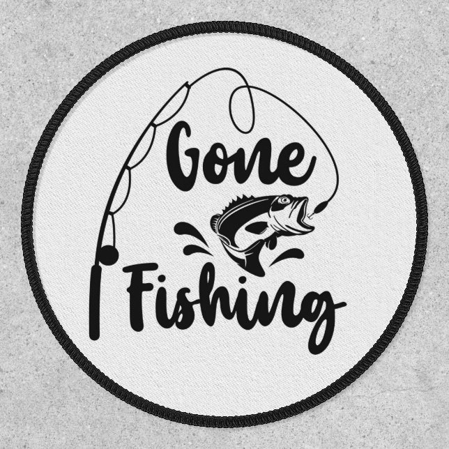 Gone Fishing Patch (Front)