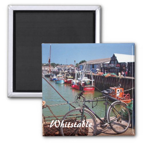 Gone Fishing Picturesque Whitstable Kent  UK Magnet