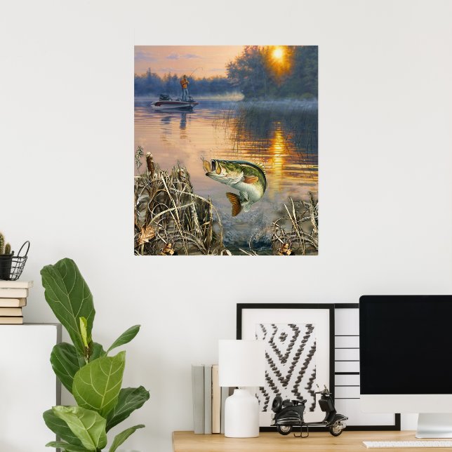 Gone Fishing Poster (Home Office)