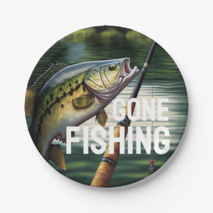 Gone Fishing Retirement Party Supplies Napkins Paper Plates