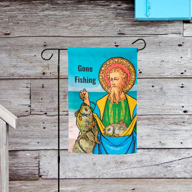 Gone Fishing (St. Andrew) Garden Flag (Creator Uploaded)