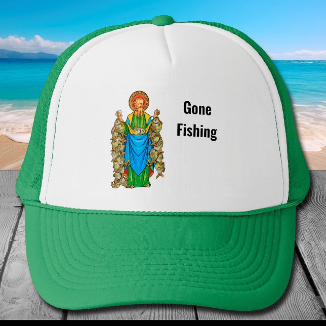 Gone Fishing (St. Andrew) Trucker Hat (Creator Uploaded)