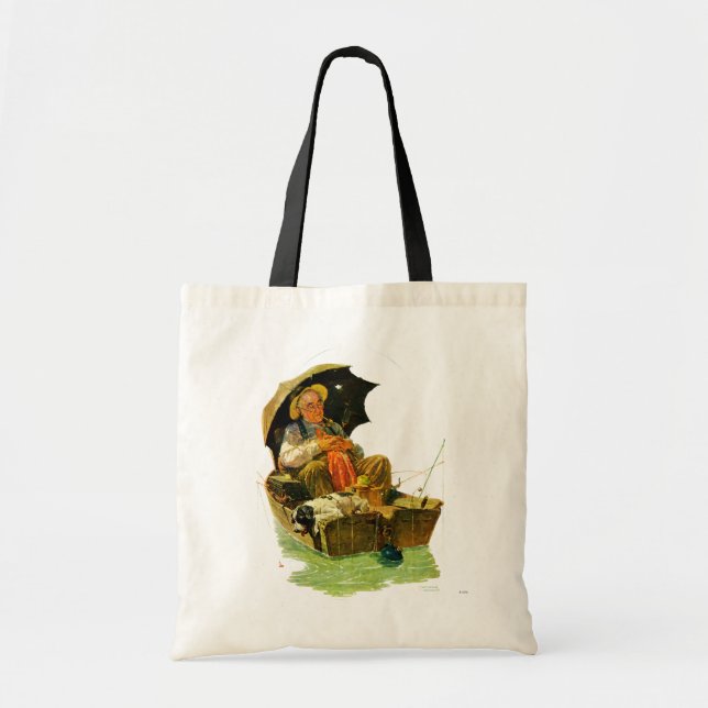 Gone Fishing Tote Bag (Front)