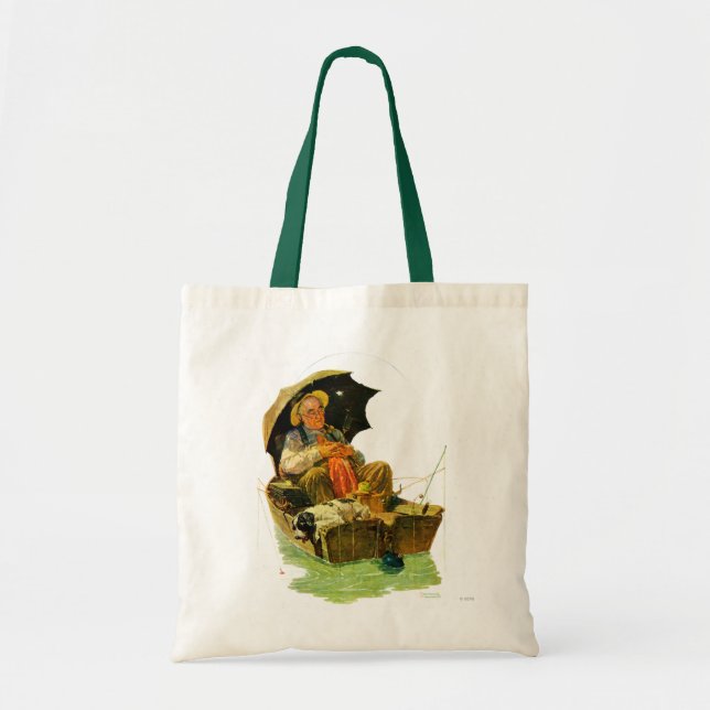 Gone Fishing Tote Bag (Front)