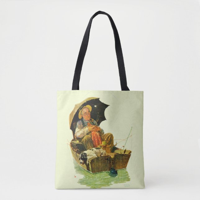Gone Fishing Tote Bag (Front)