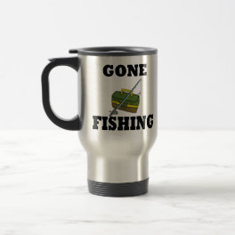 Gone Fishing Travel Mug