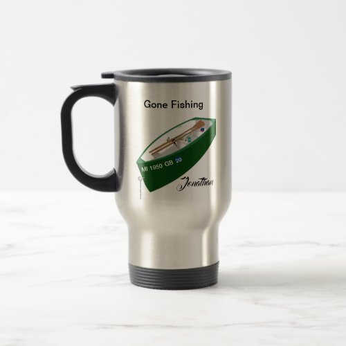 Gone Fishing Travel Mug