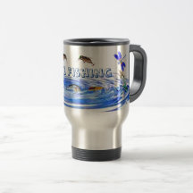 Gone Fishing Travel Mug