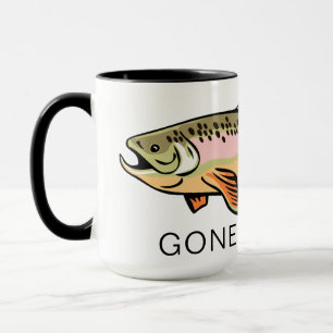 Gone Fishing Trout Mug