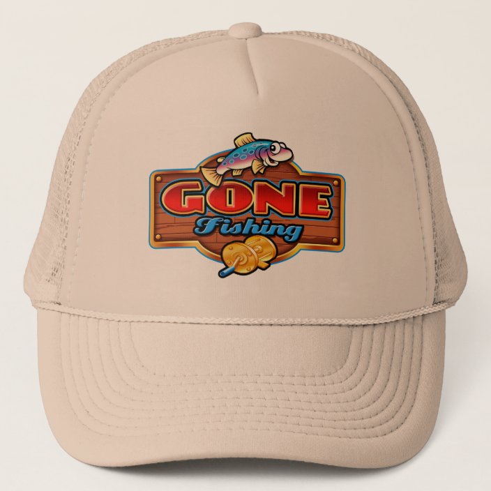 Gone fishing hat