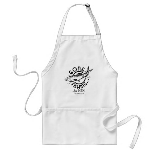 Gone Fishing Tumbler Adult Apron