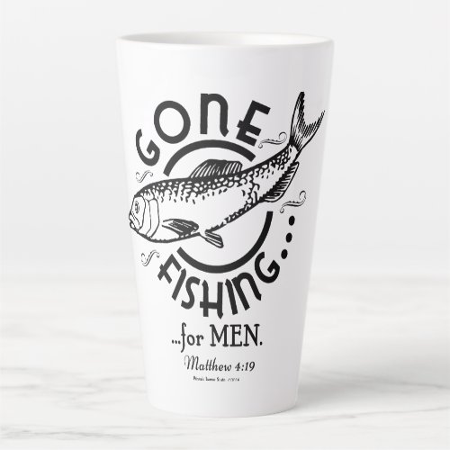 Gone Fishing Tumbler Latte Mug