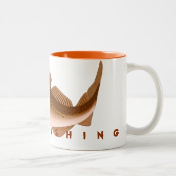 Gone Fishing Two-tone Coffee Mug by BostonRookie at Zazzle