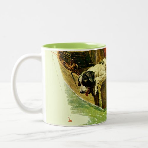 Gone Fishing Two_Tone Coffee Mug