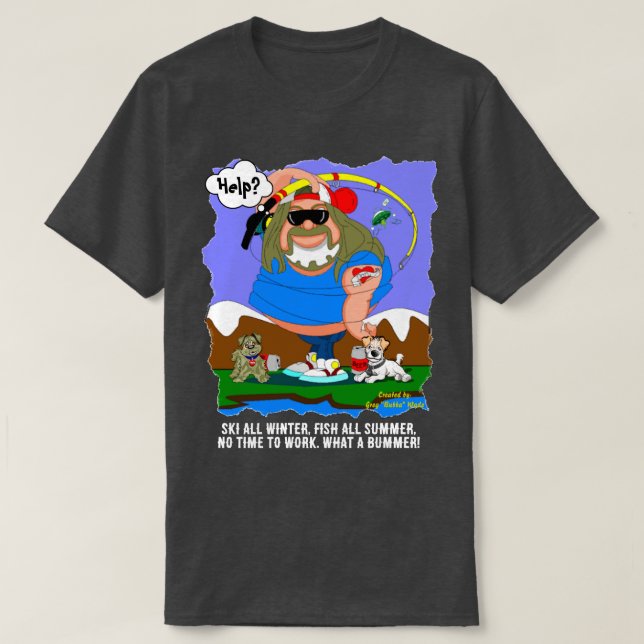 Gone fish'n T-Shirt (Design Front)