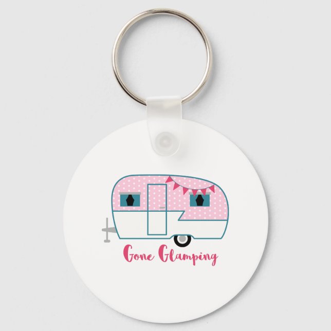 Gone Glamping Keychain (Front)