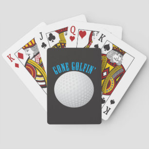 Gone Golfing ⛳🎁 Golf Ball Golfer Poker Cards