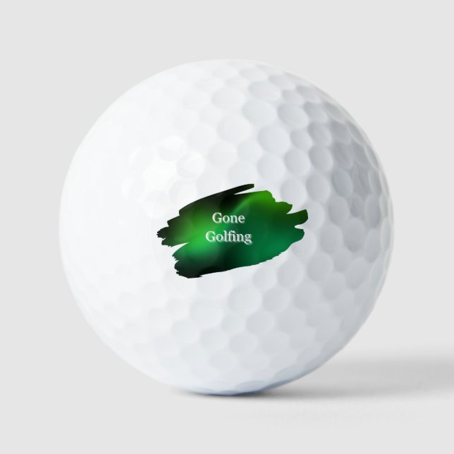 Gone Golfing Golf Balls  (Front)