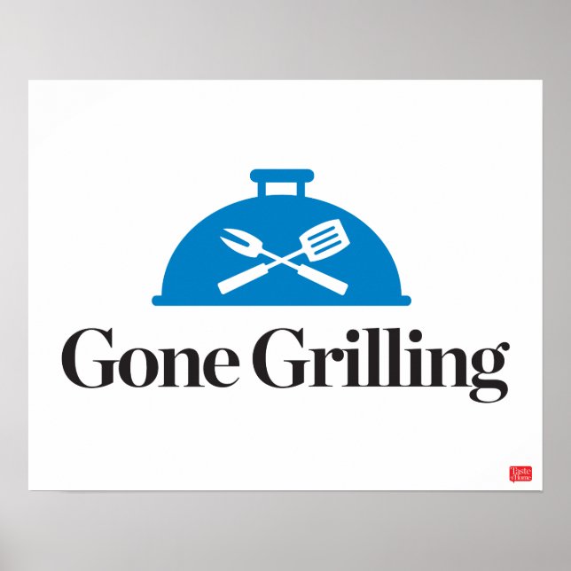 Gone Grilling Poster (Front)