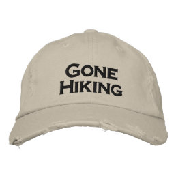 Gone hiking cool hat