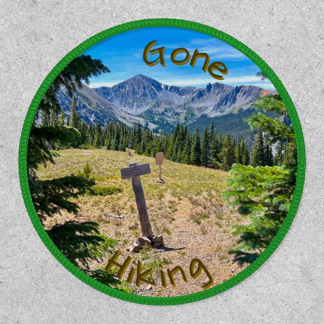 Gone Hiking Patch (Front)