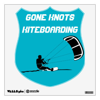 Gone Knots Kite Surfing Wall Poster Sticker