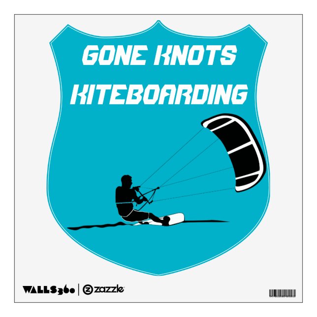 Gone Knots Kite Surfing Wall Poster Wall Sticker (Front)