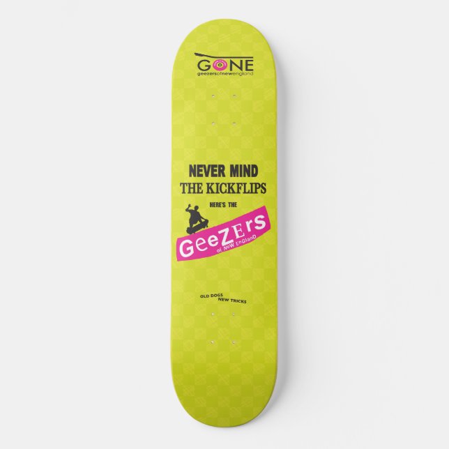 GONE pistols 8.5 Skateboard Deck (Front)