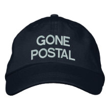 Gone Postal Embroidered Hat
