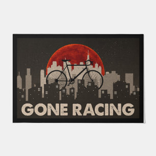 Gone Racing Doormat, Cool Black Mat
