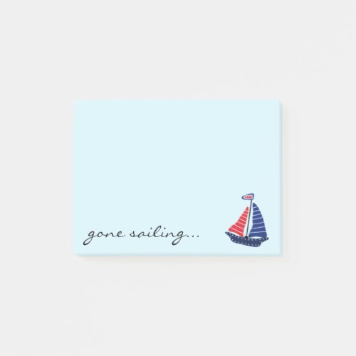 Gone Sailing Post_it Notes