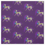 Gone Shopping, Art Deco Italian Greyhound Fabric
