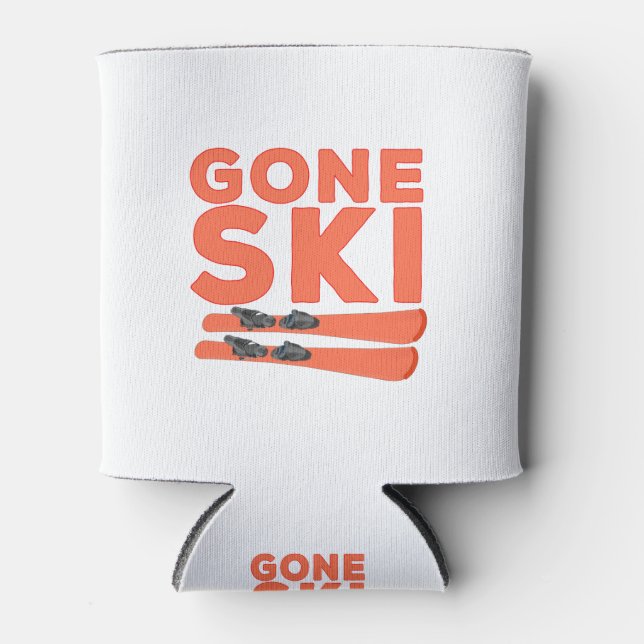 Gone Ski Can Cooler (Front)