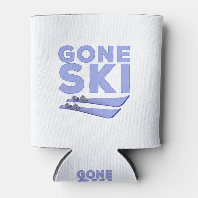 Gone Ski Can Cooler (Front)
