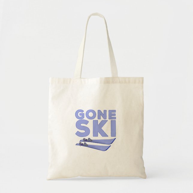 Gone Ski Tote Bag (Front)