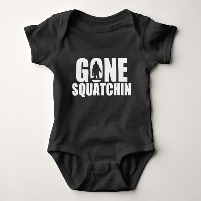 Gone Squatchin Baby Bodysuit (Front)